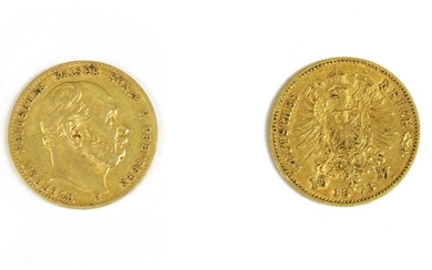 Coins, German States, Wilhelm I (1861-1888)