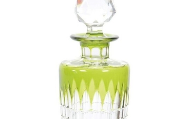 Cologne Bottle, Green to Clear, Brilliant Period