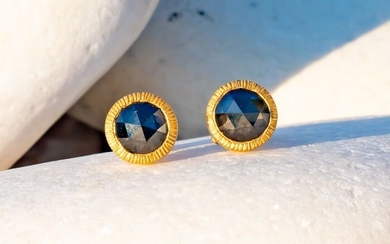 Costin Tira - 18 kt. Gold - Earrings - 2.40 ct Diamond