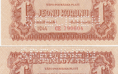 Czehoslovakia 1 Korun 1944 (2) specimen