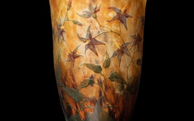 DAUM - Nancy "Solanum Dulcamara" Vase en... - Lot 63 - Millon