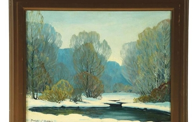 DWIGHT HOLMES (AMERICAN, 1900-1986) SNOWY RIVER.