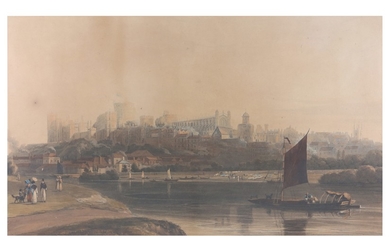 Daniell (William) Five hand-coloured aquatints from Select Views of Windsor Castle