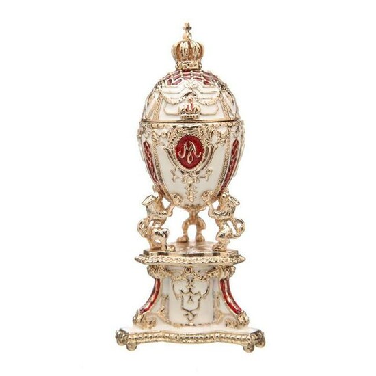 Decorative Faberge Egg Russian emperor's crown