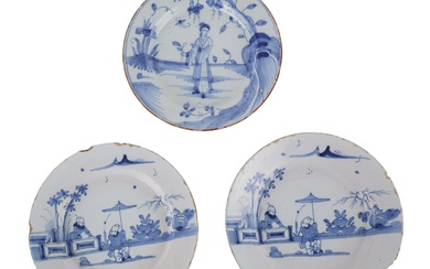 Delft Tin Glazed Earthenware Plates