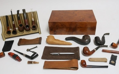 Dunhill Pipe Collection and Outfitted Humidor