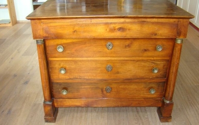 Empire fruitwood chest of drawers (1) - Empire - Fruits wood - First half 19th century
