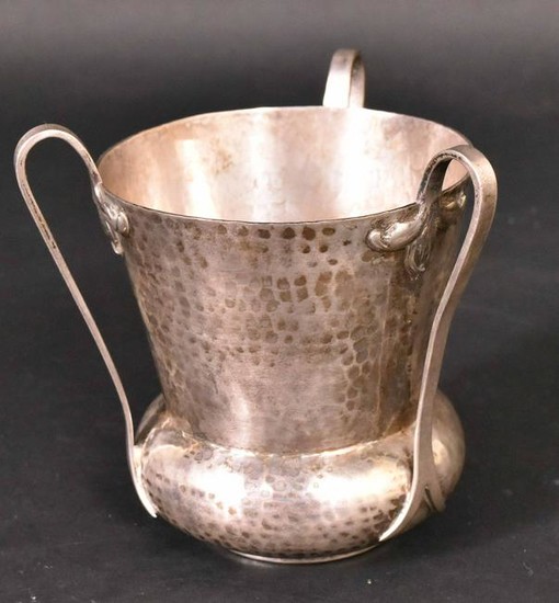 English Silver Three-Handled Cup