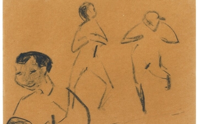 Ernst Ludwig Kirchner - Milly mit zwei Akten