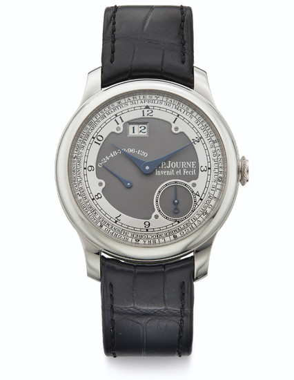 F.P. Journe. A Fine Limited Edition Platinum Automatic Wristwatch with Power Reserve, Date, Month and Zodiac, SIGNED F.P. JOURNE, INVENIT ET FECIT, OCTA ZODIAQUE MODEL, NO. 137/150-Z, CIRCA 2004