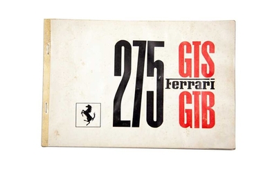 Ferrari 275 GTB / GTS Spare Parts Catalogue No Reserve
