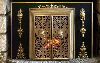 Fireplace accessory - Brass, Bronze, Iron (cast)