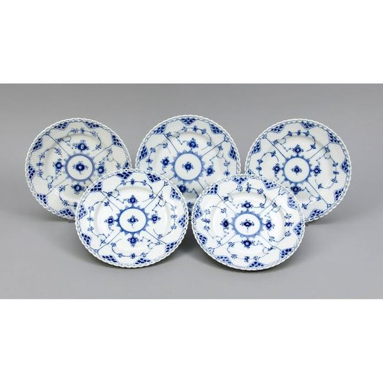 Five plates, Royal Copenh