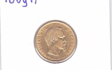France - 10 Francs 1859 A - Gold