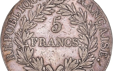 France. Napoléon I (1804-1814). 5 Francs 1806-M, Toulouse