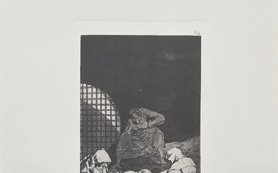 Francisco de Goya: "Las rinde el Sueño. Los Caprichos 34"