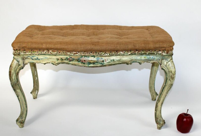 French Louis XV style backless bench