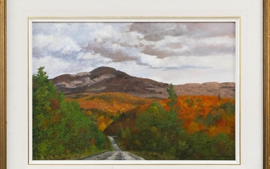 GORDON LADD, Canada, 20th/21st Century, "Mountain Treasure Sutton"., Oil on canvas, 16" x 24". Framed 24" x 33".