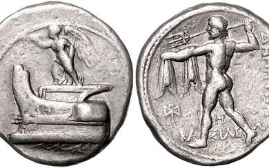 GRIECHENLAND, MAKEDONIEN. Demetrios Poliorketes, 294-288 v.Chr., AR Tetradrachme (300-295 v.Chr.), Salamis