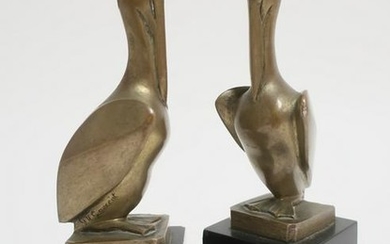 Geroges Henri Laurent - Pair of Pelicans