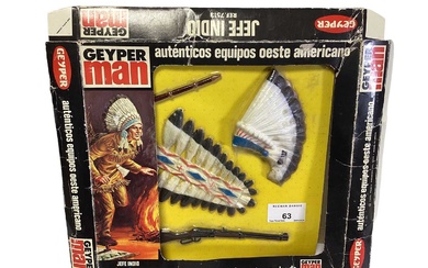 Geyper Man Jeff Indio Outfit, in frame box (flatten) with vacuum pack, No.7513 (1)