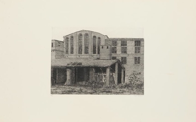 Gianni Cacciarini, Abandoned Building, Etching