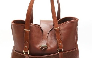 Gigi New York Haircalf & Leather Handbag