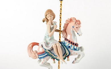 Girl On Carousel Horse 1001469 - Lladro Porcelain