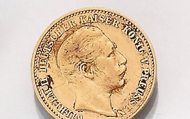 Gold coin, 10 Mark, German Reich ,...