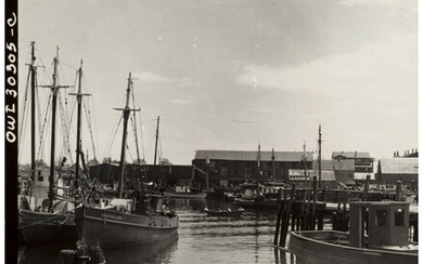 Gordon Parks (1912-2006), Fishing Boats in the Harbor, Gloucester, Massachusetts (1943)