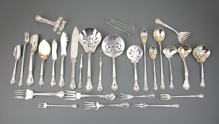Gorham "Chantilly" Sterling Silver Serving Pieces