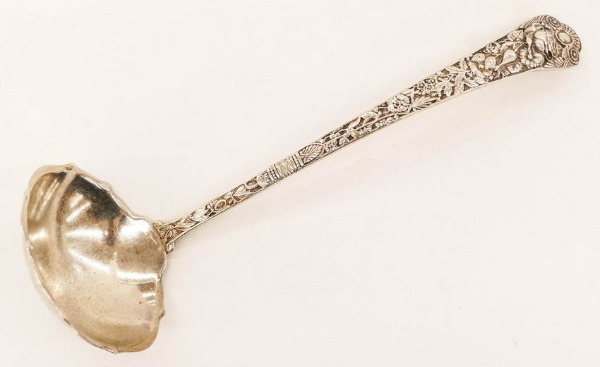 Gorham ''Cluny'' Aesthetic Sterling Punch Ladle 12.5''.