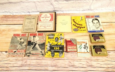 Group Lot of Vintage Baseball Items