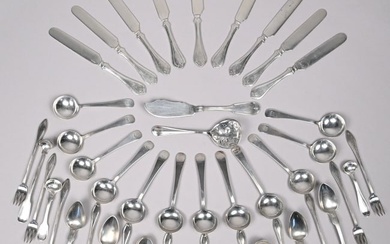 Group of American Coin & Sterling Silver Flatware