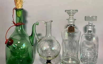 Group of decanters and pitchers