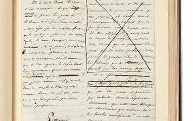 HUGO, Victor (1802-1885) Littérature et Philosophie mêlées. Journal des idées, des opinions et des lectures d’un jeune Jacobite de 1819