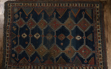 Hamadan blue ground rug