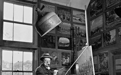 Hans WILD (1912-1969) Winston Churchill,…