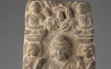 INDE, Gandhara, IIIe-VIe siècle Bouddha... - Lot 63 - De Baecque et Associés
