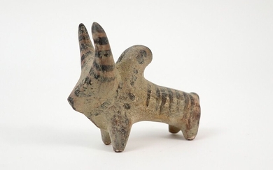INDUS VALLEI CIVILISATIE - ca 3000 tot 2000 BC petite sculpture d'idole en aardewerk :...