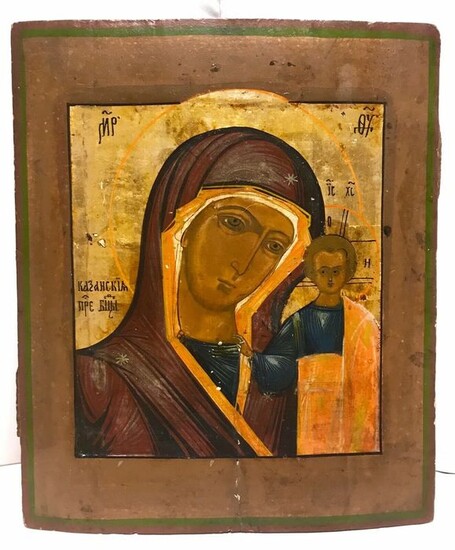 Icon (1) - Wood - 19th century