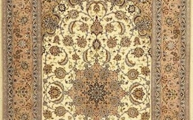 Isfahan fine, Persia, approx. 40 years, wool with and