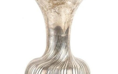 Italian silver vase - Milan mid-20th century, mark of