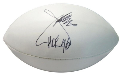 Joe Gibbs Signed Autograph Football Washington Redskins "HOF 96" PSA/DNA AJ56112