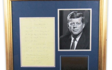 John F. Kennedy ALS Ahead of Presidential Election: "I am hopeful we can win"