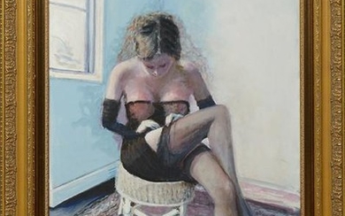 John Finger, "Silk Stockings," 1993, oil on canvas