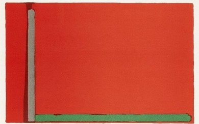 John Hoyland RA,British 1934-2011-Large Swiss Red, 1968;lithograph...