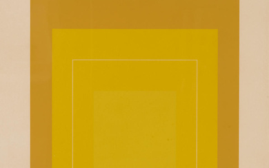 Josef Albers (1888-1976) WLS X, from White Line Squares (Series...