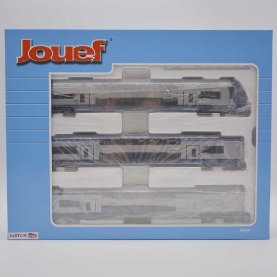 Jouef HO model railways set, ref HJ2110 Automotrice Z 24703 SNCF, 3-car set