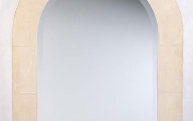 Karl Springer Shagreen Wall Mirror
